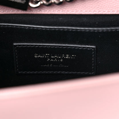 Saint Laurent Grain De Poudre Small Classic Monogram Kate Satchel Old Rose 5 of 8
