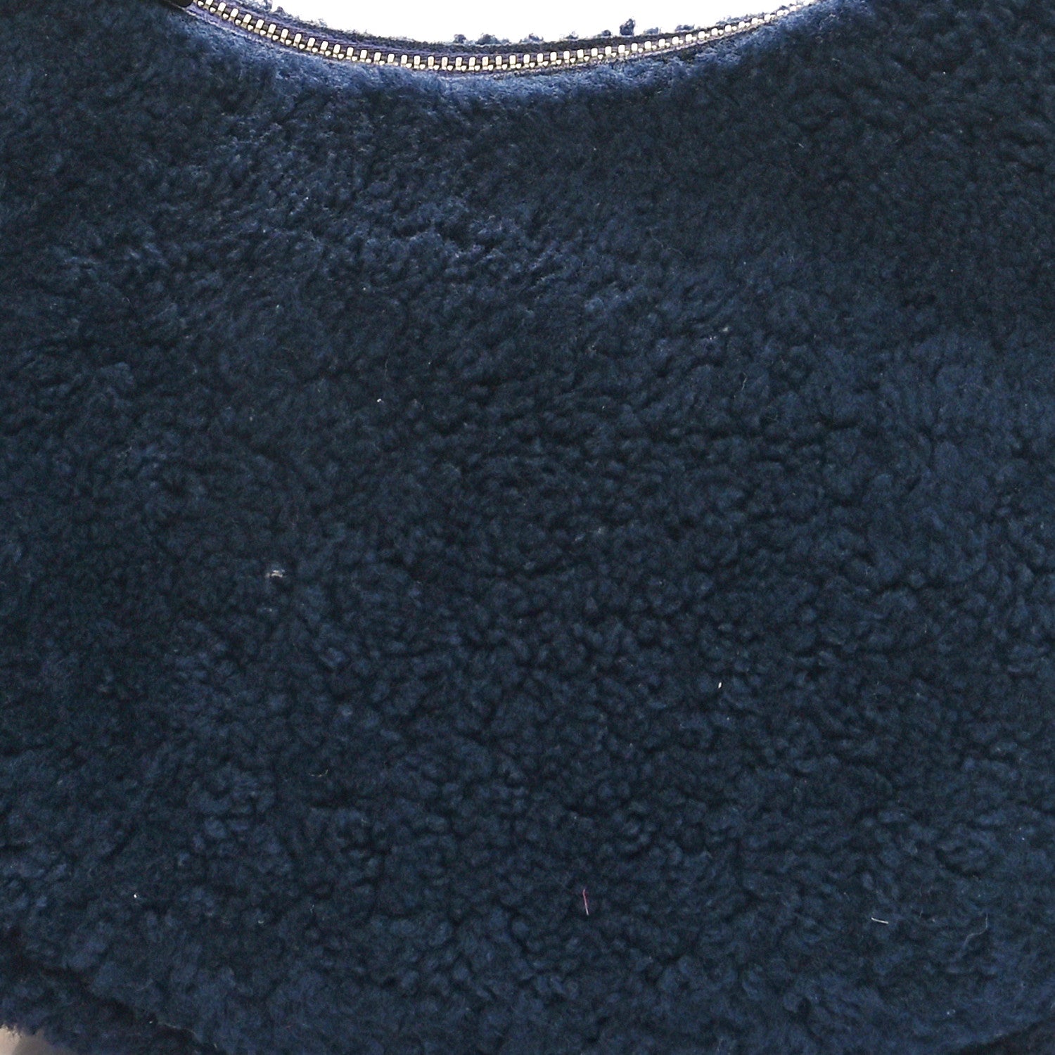 Fendi Sheep Fur Vitello Grace Small Fendigraphy Hobo Midnight 8 of 10