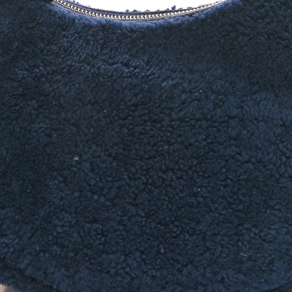 Fendi Sheep Fur Vitello Grace Small Fendigraphy Hobo Midnight 8 of 10