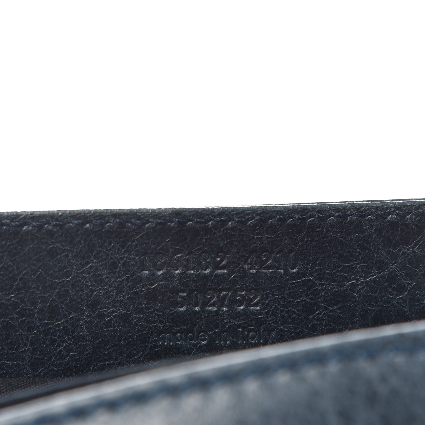 Agneau Giant 21 Silver Hardware Envelope Clutch Bleu Indigo