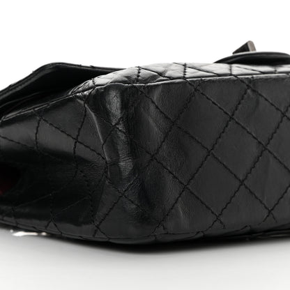 Chanel Aged Calfskin Quilted 2.55 Reissue 225 Flap Black 9 of 16