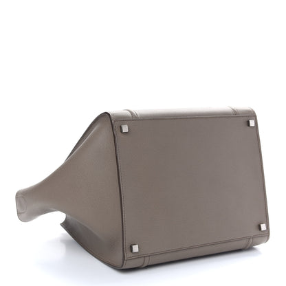 Celine Baby Grained Calfskin Medium Phantom Luggage Taupe 4 of 9