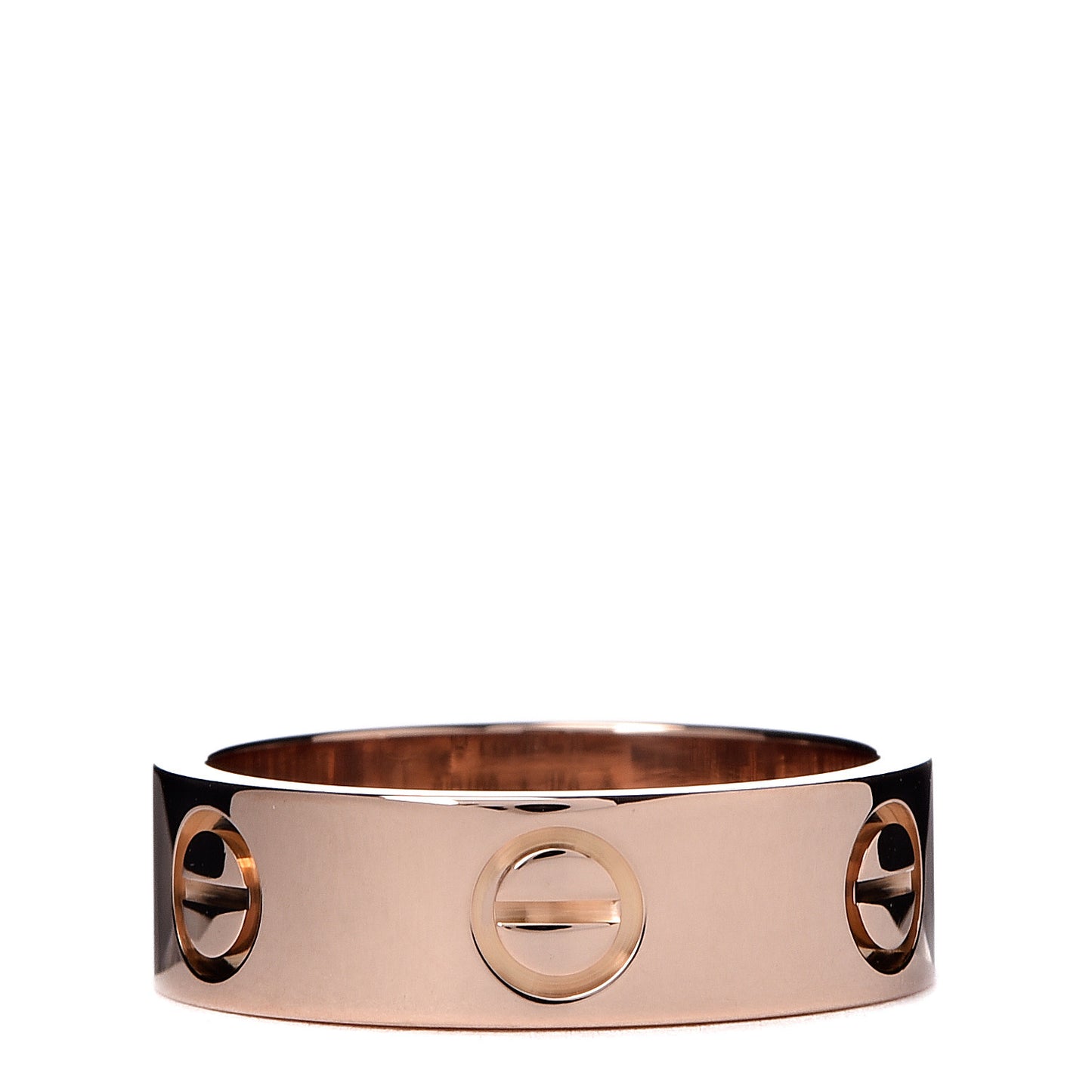 18K Pink Gold 5.5mm LOVE Ring 50 5.25