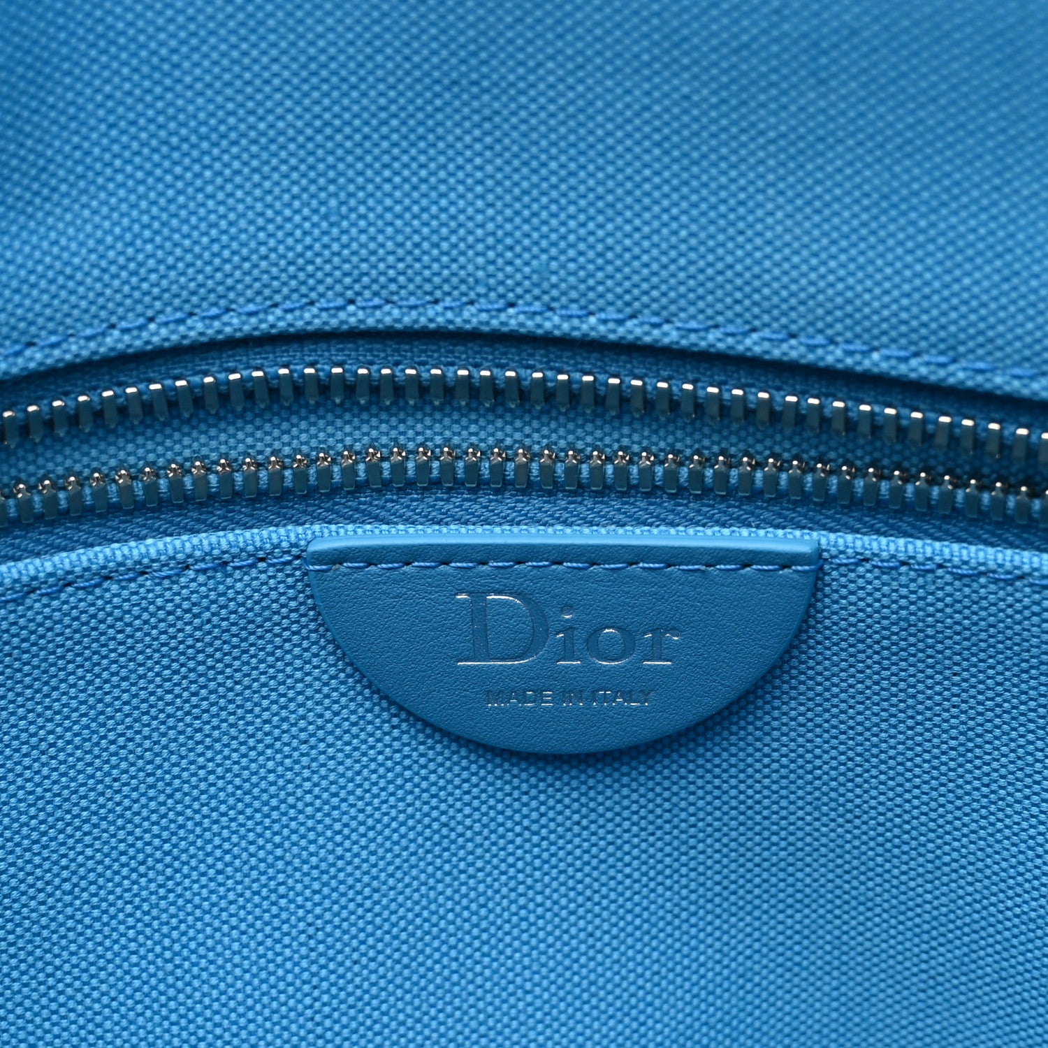 Christian Dior Cotton Toile De Jouy Oblique Embroidered Ulysses Dior Medium Book Tote With Strap Light Blue White 6 of 9