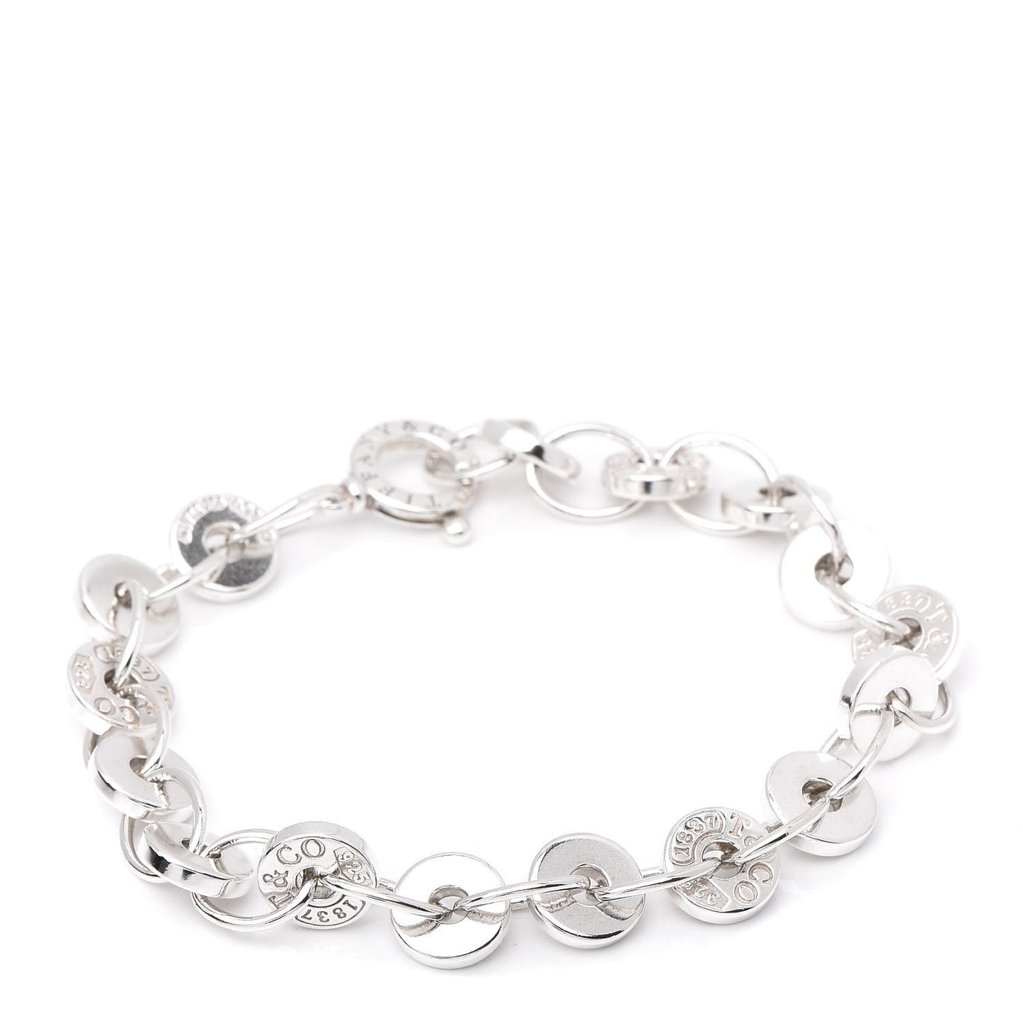 Sterling Silver 1837 Circle Bracelet