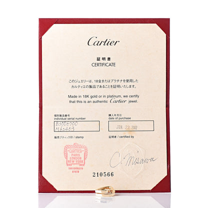 Cartier 18K Yellow Gold Double Heart Pendant 4 of 4