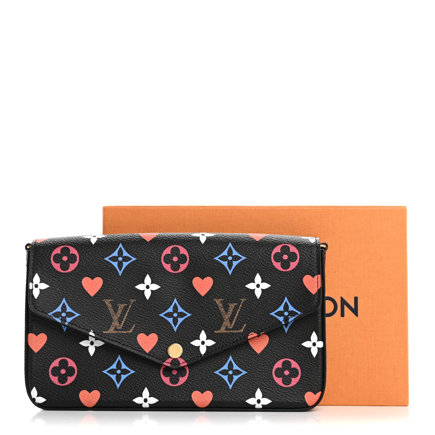 Game On Felicie Chain Wallet Black