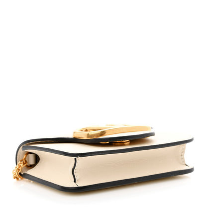 Valentino Garavani Calfskin Vlogo Micro Loco Shoulder Bag Light Ivory 4 of 10