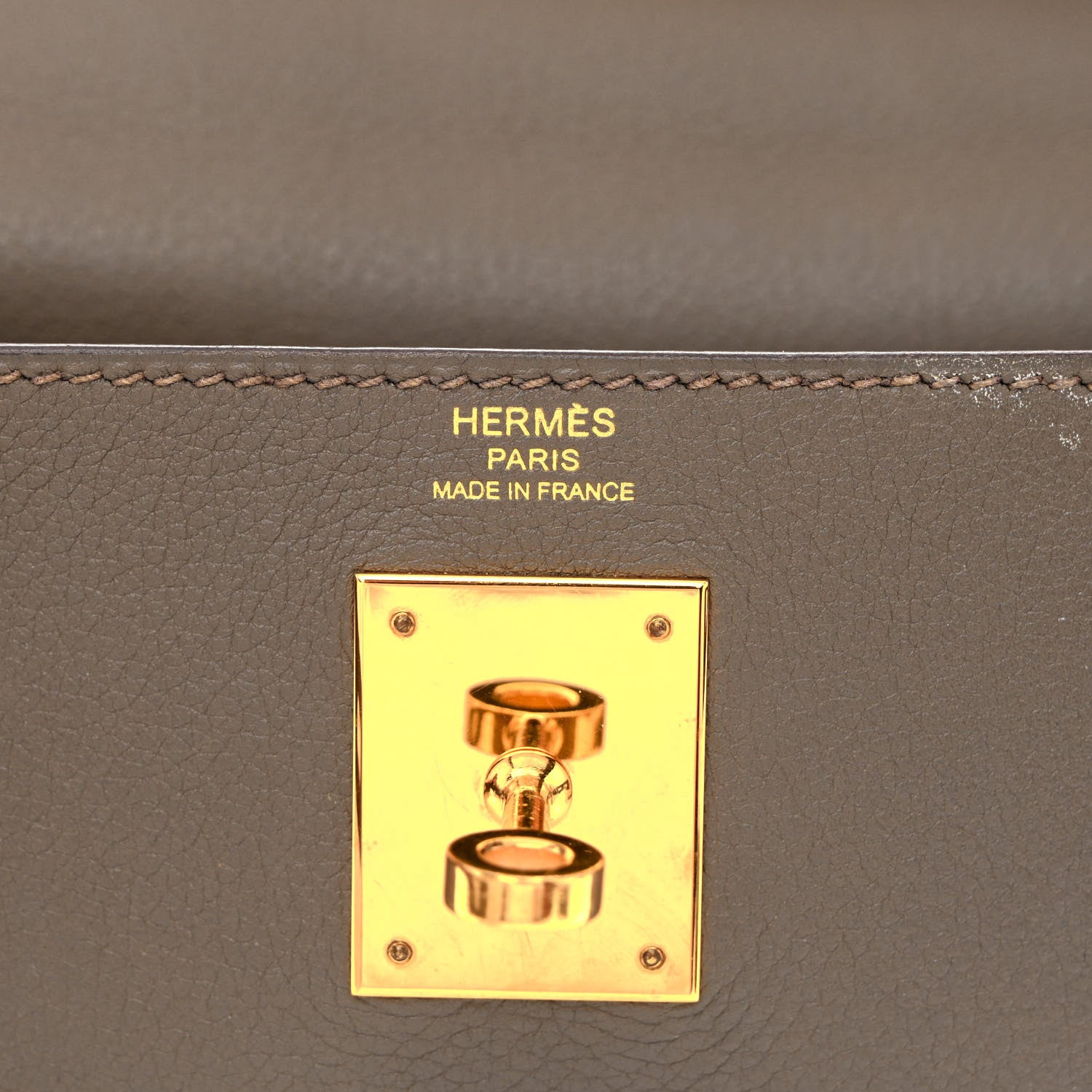 Hermes Evercolor Kelly Retourne 28 Etain 6 of 10