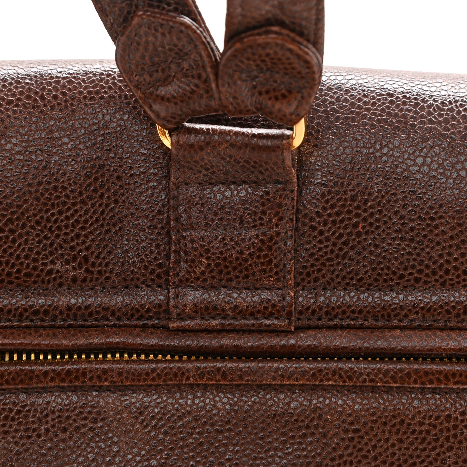 Chanel Caviar CC Backpack Brown 17 of 20