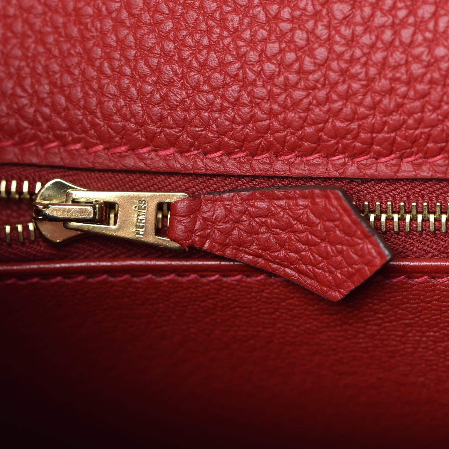 Hermes Togo Kelly Retourne 28 Rouge Casaque 18 of 37