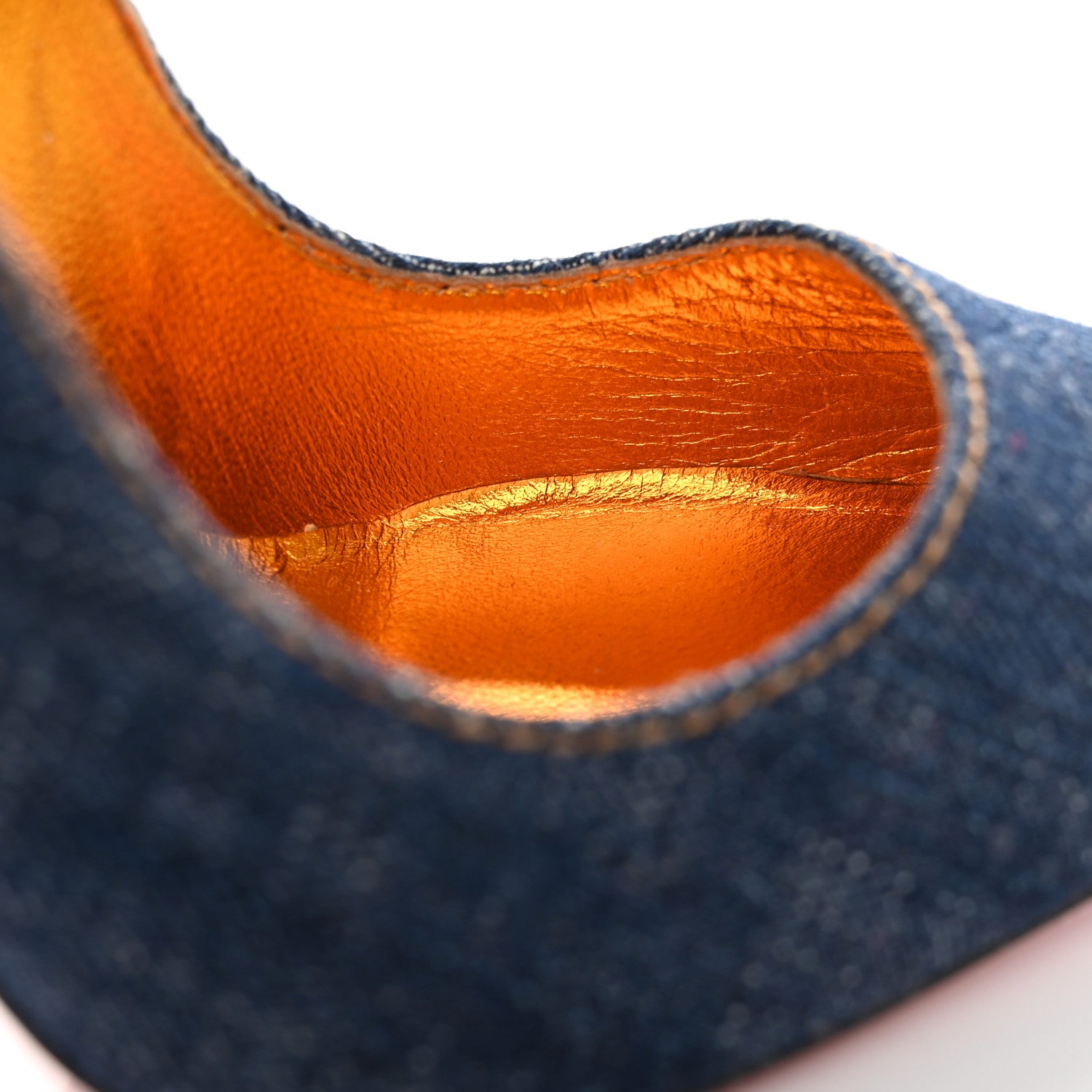 Christian Louboutin Denim Jazz Calf So Kate 120 Pumps 36 Blue 11 of 14