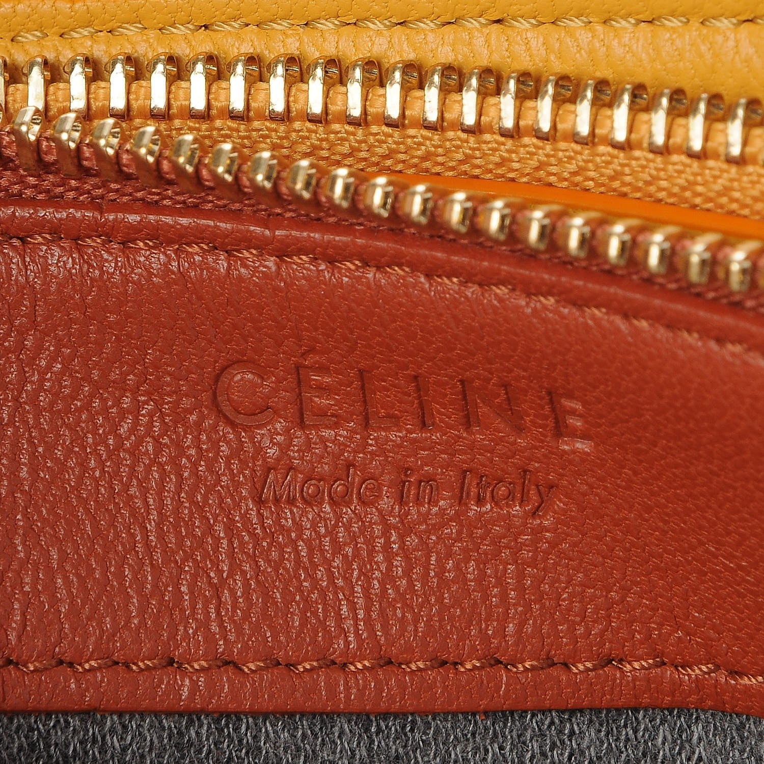 Celine Lambskin Small Multicolor Trio Crossbody Bag Antarctic 8 of 9