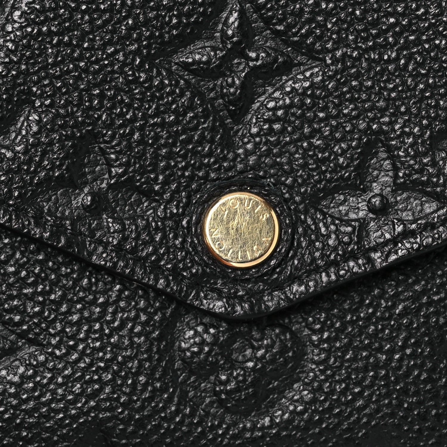 Louis Vuitton Empreinte Pochette Felicie Chain Wallet Black 17 of 19