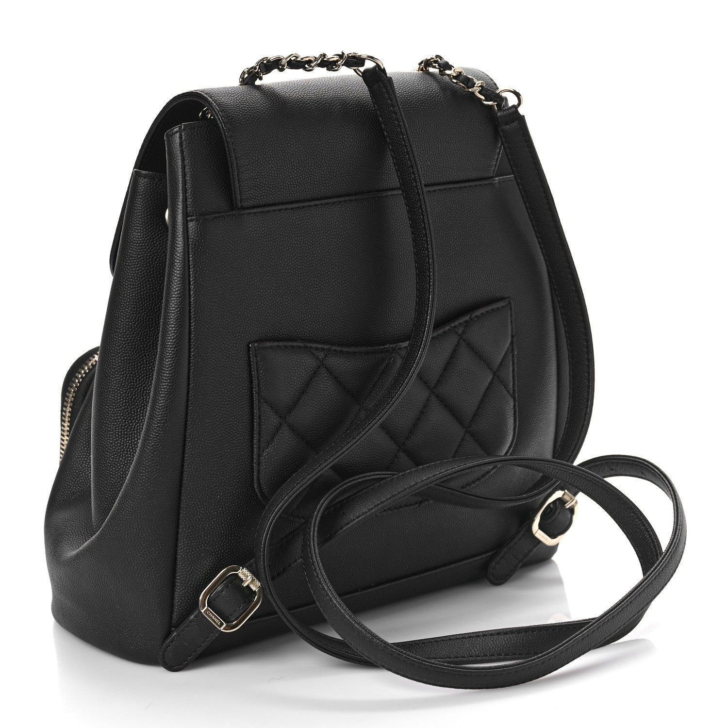 Chanel Caviar Quilted Business Affinity Backpack Black 3 of 9