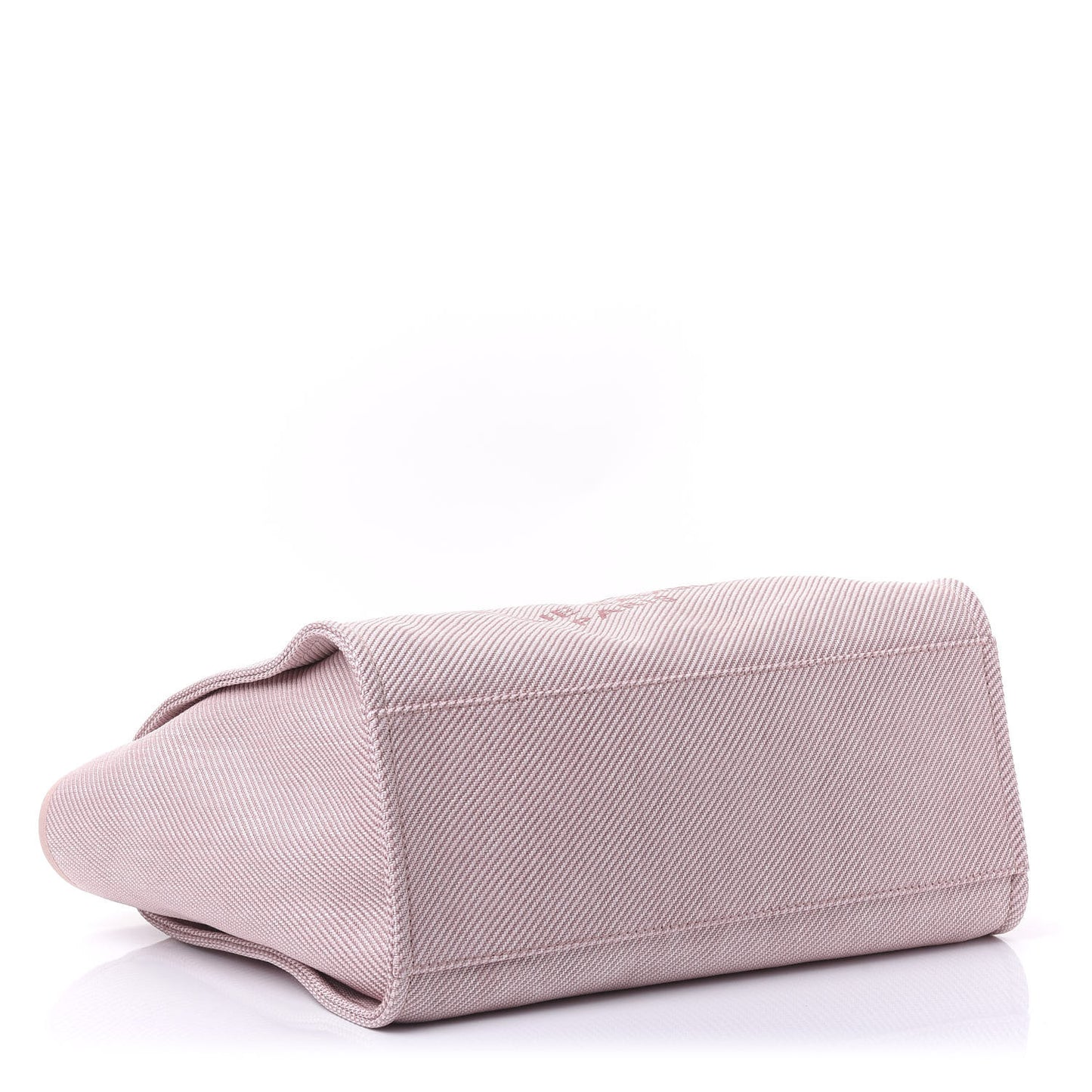 Mixed Fibers Calfskin Medium Deauville Tote Rose Pink