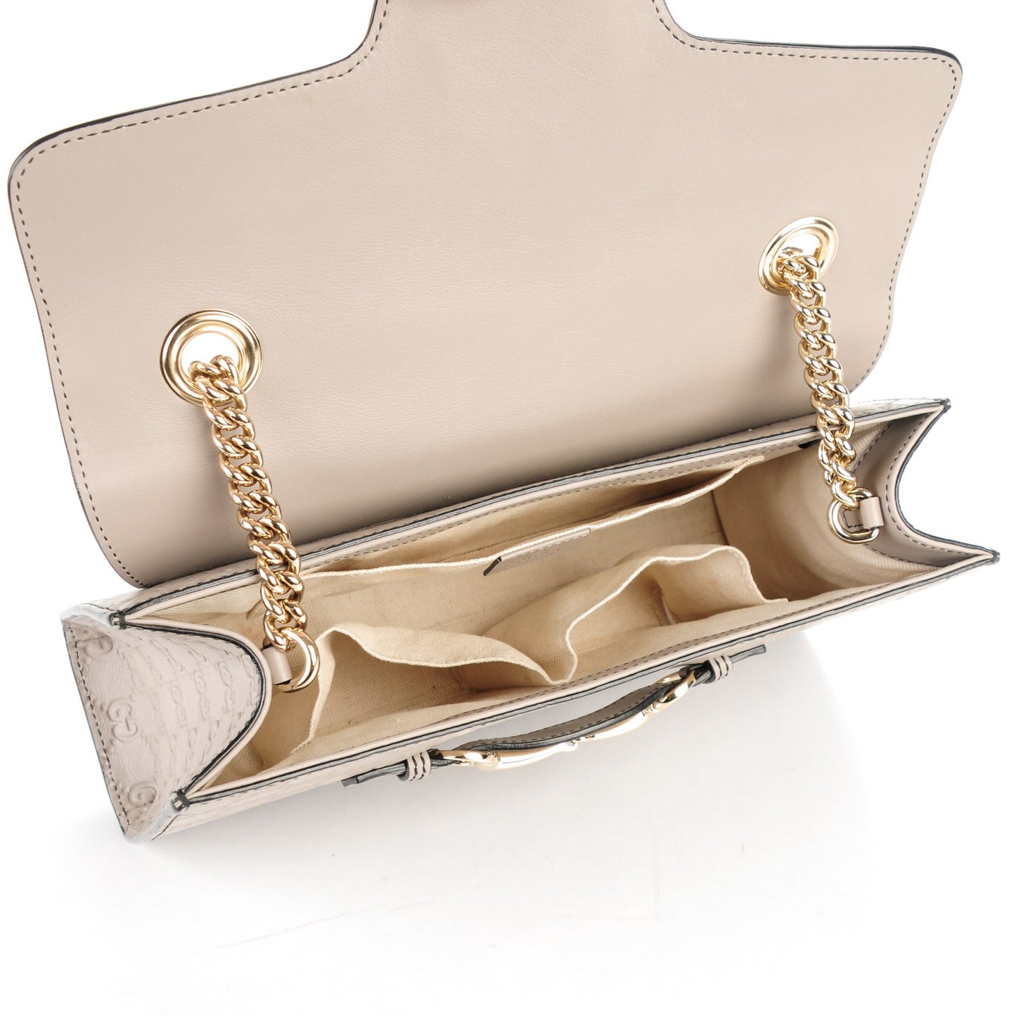 Soft Guccissima Medium Emily Chain Shoulder Bag Storm Grey