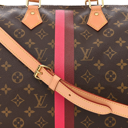 Louis Vuitton Monogram My LV Heritage Speedy Bandouliere 35 Fuchsia Bordeaux 8 of 13