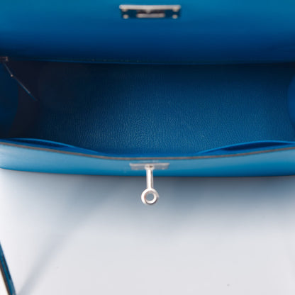 Hermes Epsom Kelly Sellier 32 Bleu Zanzibar 7 of 36