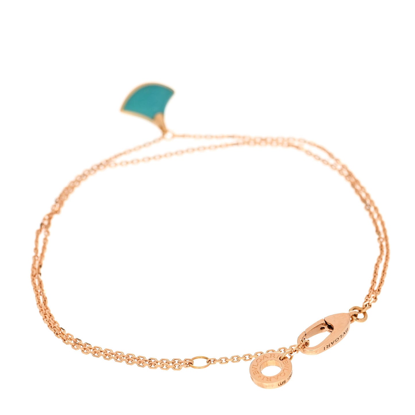 18K Rose Gold Turquoise Divas' Dream Bracelet SM