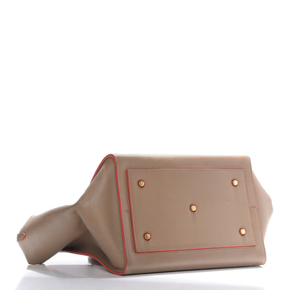 Celine Crisped Calfskin Medium Tie Knot Tote Taupe 4 of 14