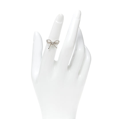Tiffany Sterling Silver Textured Twist Bow Ring 49 5 2 of 6