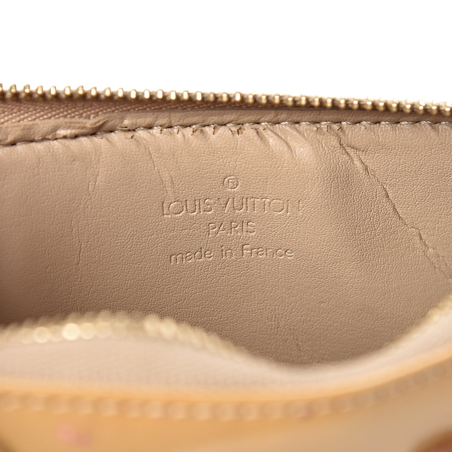 Vernis Lexington Fleurs Pochette Beige