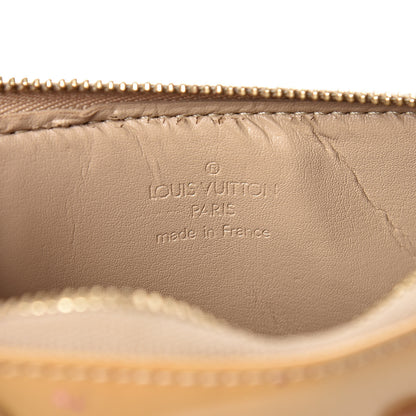 Louis Vuitton Vernis Lexington Fleurs Pochette Beige 6 of 15