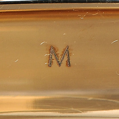 Louis Vuitton Brass Monogram Nanogram Cuff M Gold 5 of 7