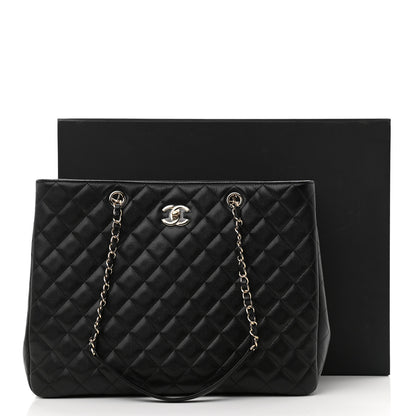 Chanel Caviar Quilted Large Shopping Tote Black 21 of 21