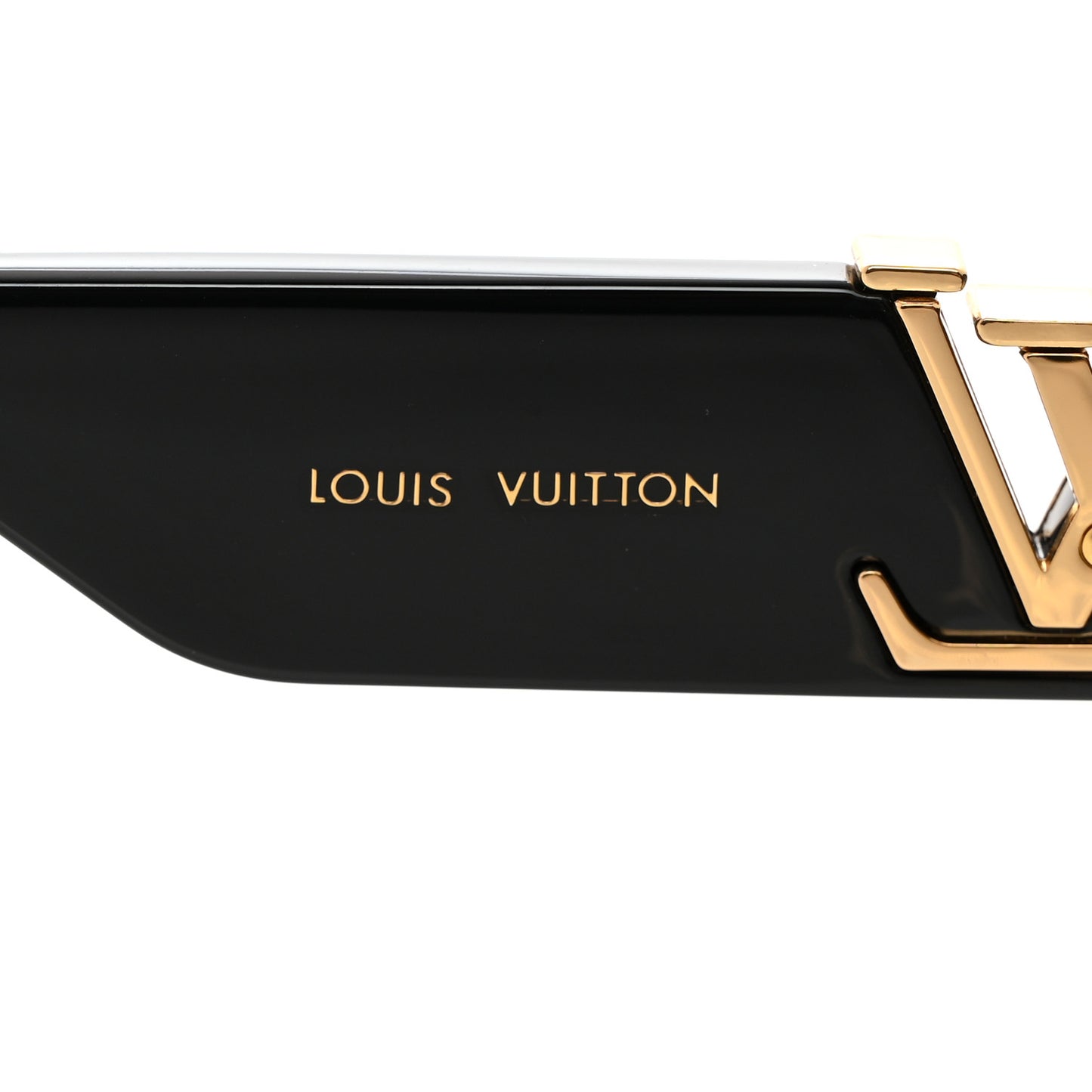 Acetate LV Icon Round Sunglasses Z1728W Black