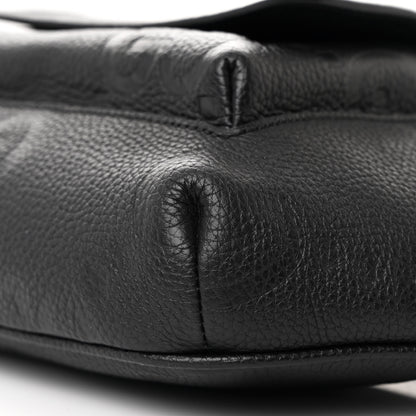 Gucci Calfskin GG Tennis Embossed Pocket Belt Bag Black 10 of 12