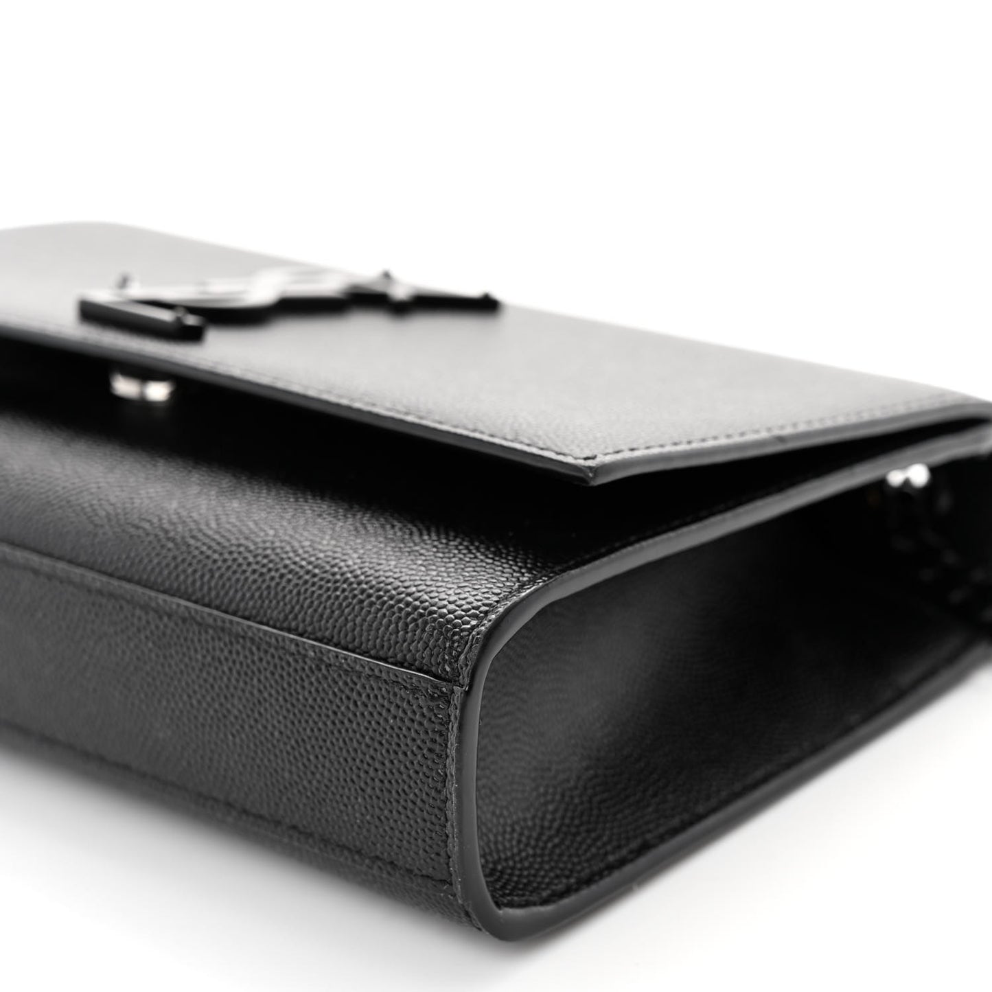 Grain De Poudre Small Monogram Monochrome Kate Satchel Black