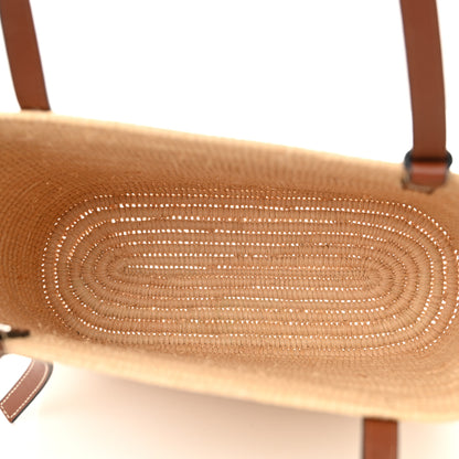 Loewe Raffia Small Square Basket Tote Bag Natural Tan 4 of 8