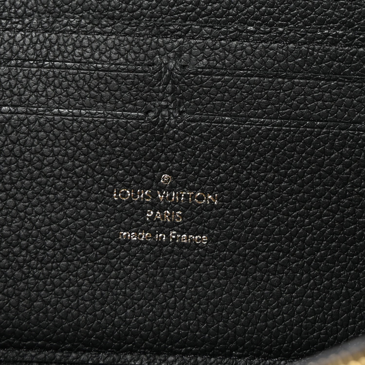 Louis Vuitton Empreinte Clemence Wallet Black 6 of 7