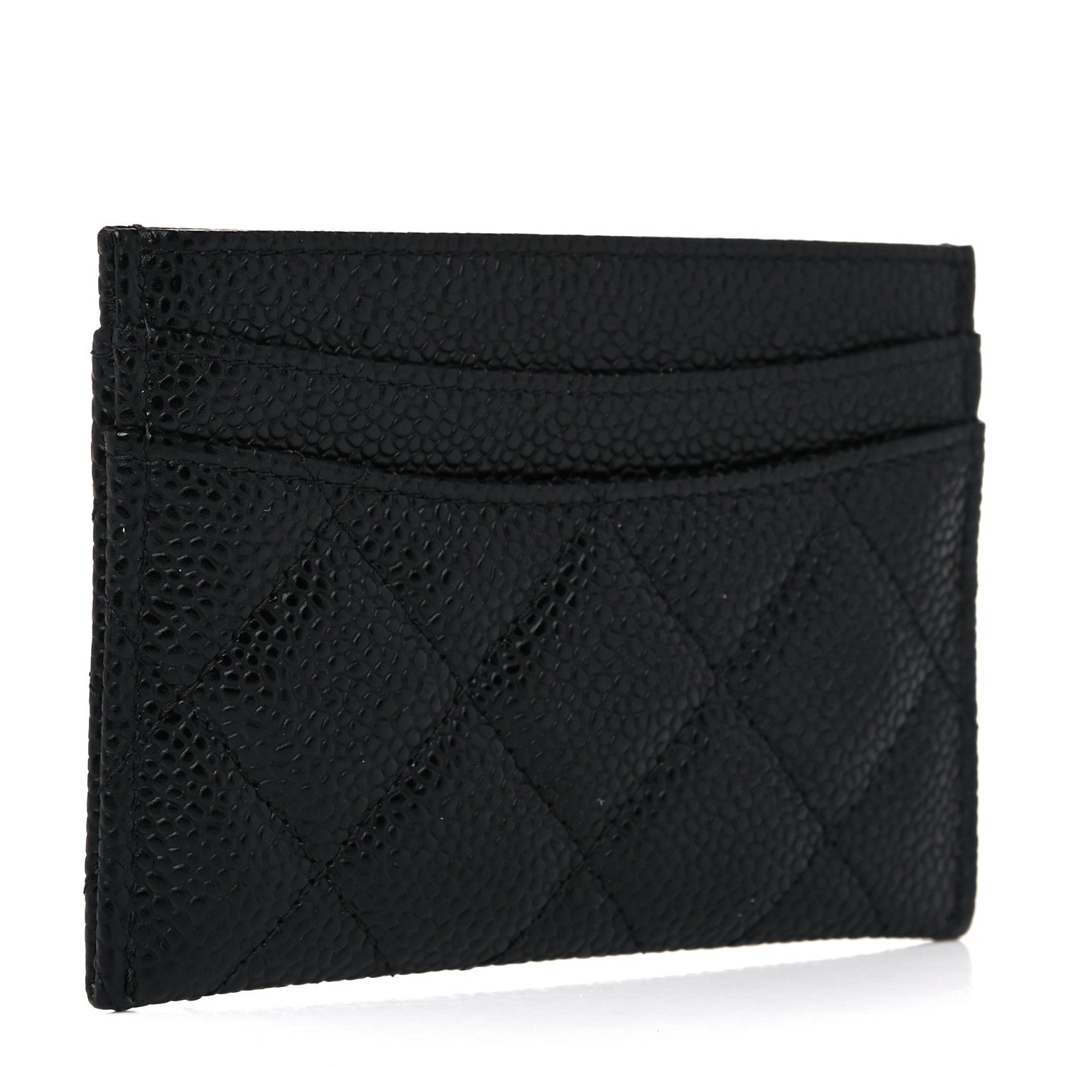 Chanel Caviar Quilted Card Holder Black 3 of 8