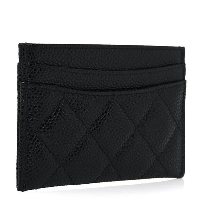 Chanel Caviar Quilted Card Holder Black 3 of 8