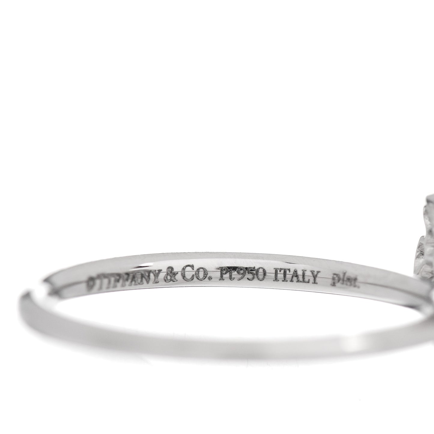 Platinum Diamond Paper Flowers Ring 52 6