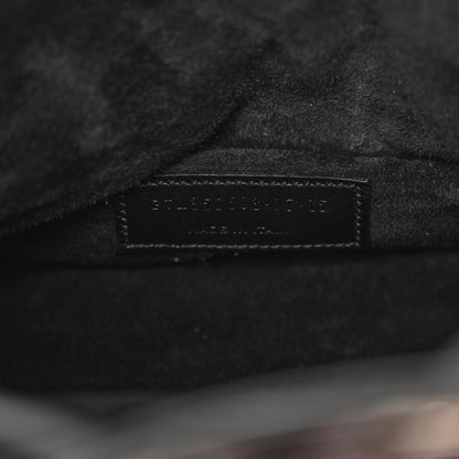 Saint Laurent Calf Hair Calfskin Leopard Print Small Emmanuelle Bucket Bag Red 7 of 10