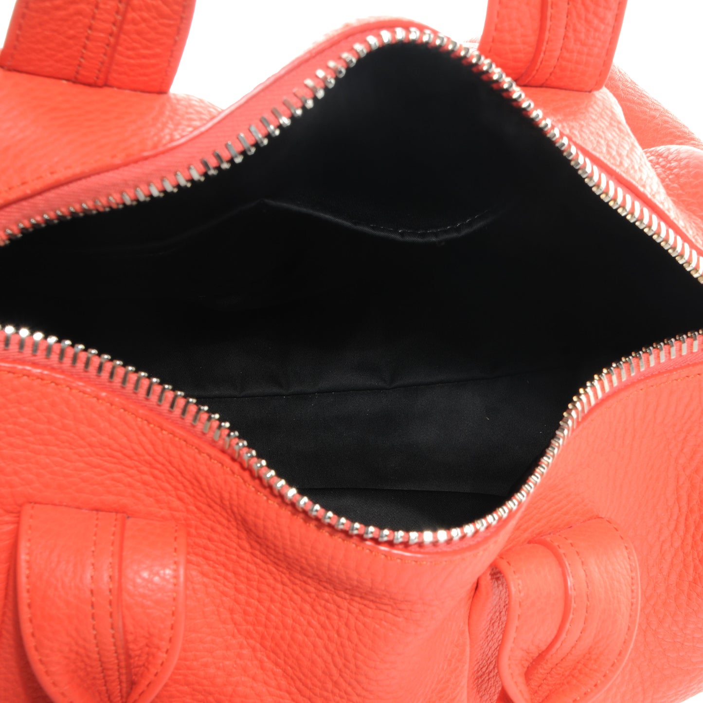 Leather Rocco Duffel Tangerine