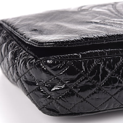 Chanel Vinyl Medium Rock and Chain Flap Black 9 of 11