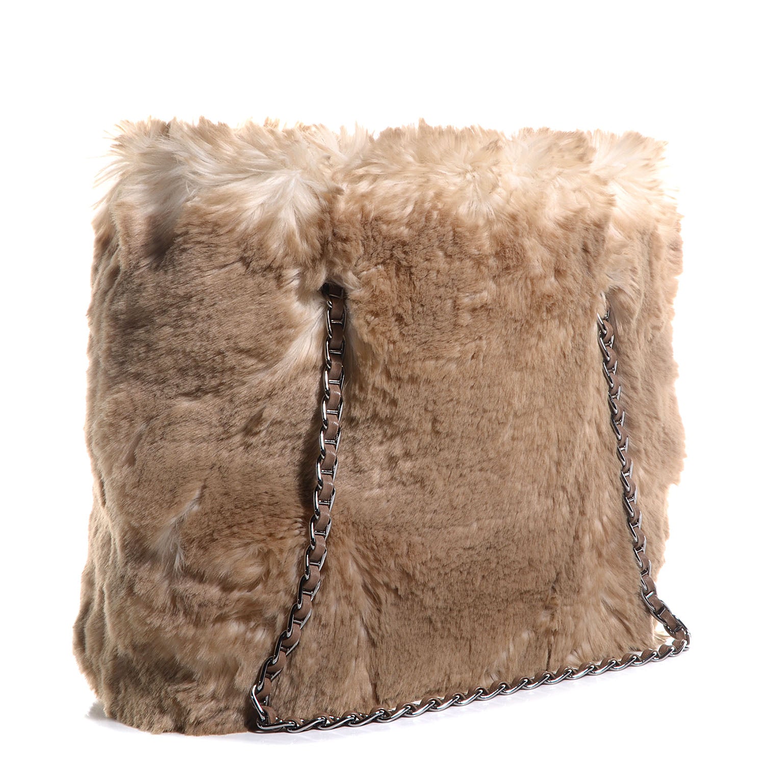 Prada Eco Lapin Faux Fur Tote Cipria 6 of 13