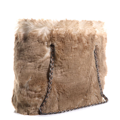 Prada Eco Lapin Faux Fur Tote Cipria 6 of 13