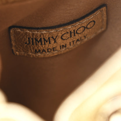 Jimmy Choo Metallic Lambskin Micro Bon Bon Bag Gold 6 of 10
