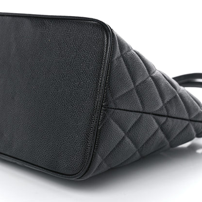 Chanel Caviar Quilted Medallion Tote Black 10 of 10