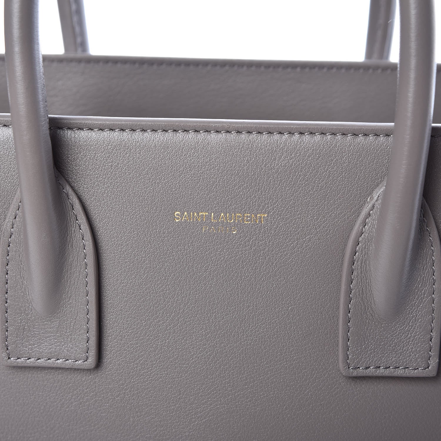 Saint Laurent Calfskin Baby Sac de Jour Fog 10 of 11