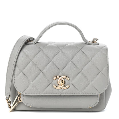 Chanel Caviar Quilted Small Business Affinity Flap Grey 1 of 10
