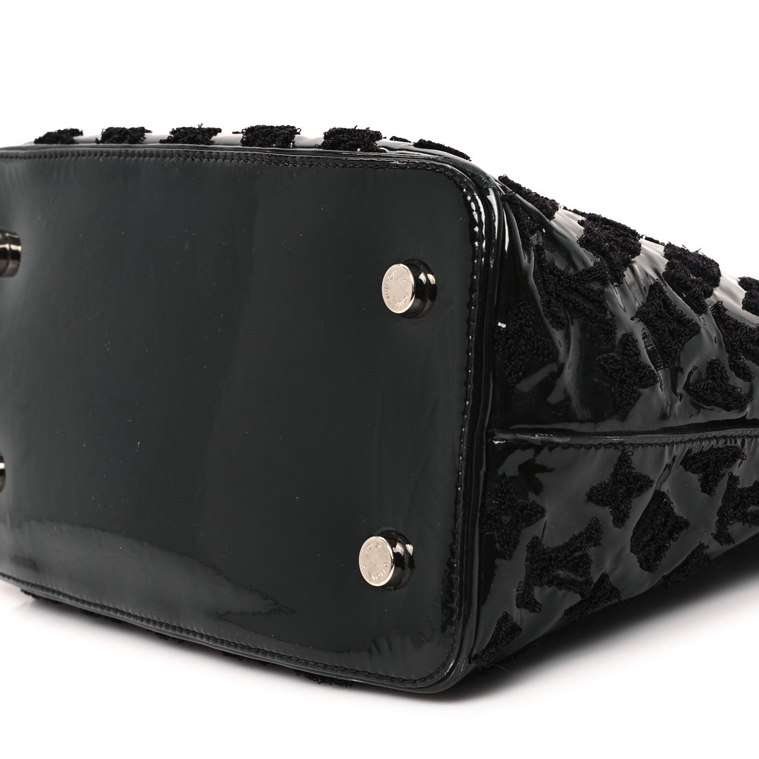 Louis Vuitton Patent Lambskin Fascination Lockit Black 9 of 12
