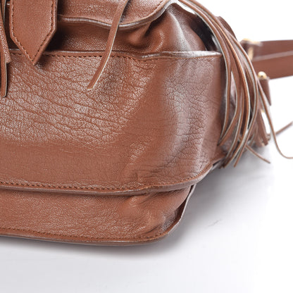 Proenza Schouler Lambskin Fringe Medium PS1 Satchel Saddle 12 of 12