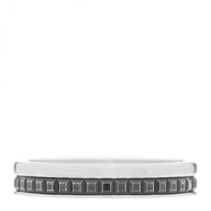 Boucheron 18K White Gold PVD Quatre Black Edition Wedding Band Ring 56 7.75 7 of 7